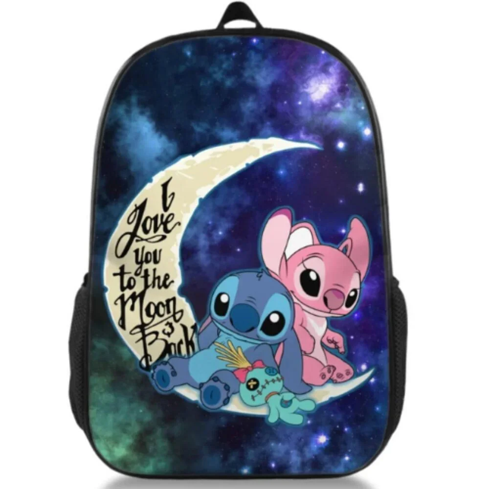 Disney - Stitch & Angel - 'I Love You to the Moon & Back' Large Backpack